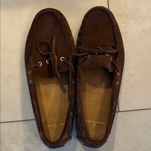 Brooks Brothers Dark Brown Suede Loafers
